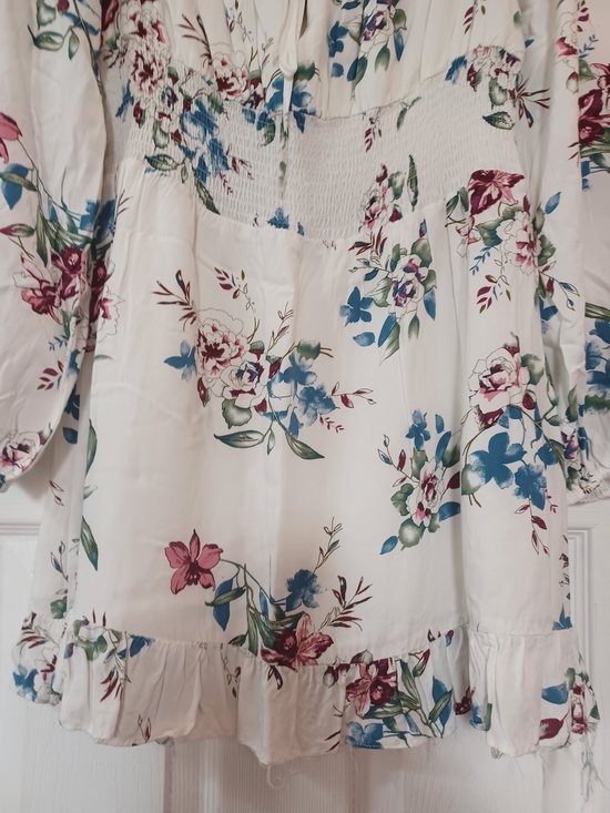 Urban Outfitters Lumiere Floral Off Shoulder Mini Dress - Picture 3 of 7